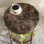 Uttermost Living Cusano Round Dark Marble Side Table House of Isabella UK