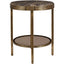Uttermost Living Cusano Round Dark Marble Side Table House of Isabella UK
