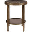 Uttermost Living Cusano Round Dark Marble Side Table House of Isabella UK