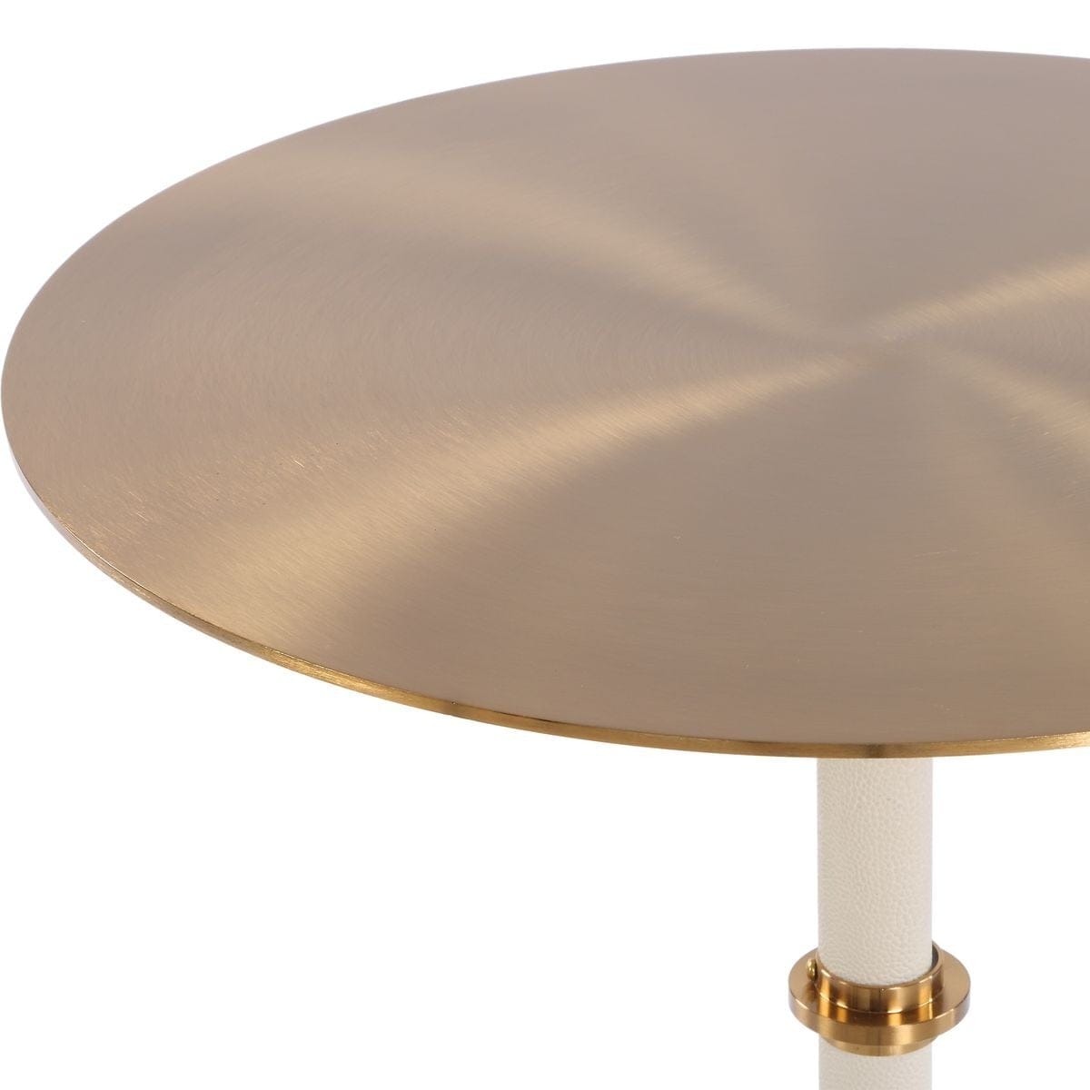 Uttermost Living Cyprus Brass Accent Table House of Isabella UK