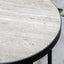 Uttermost Living Dauntless Travertine Side Table House of Isabella UK