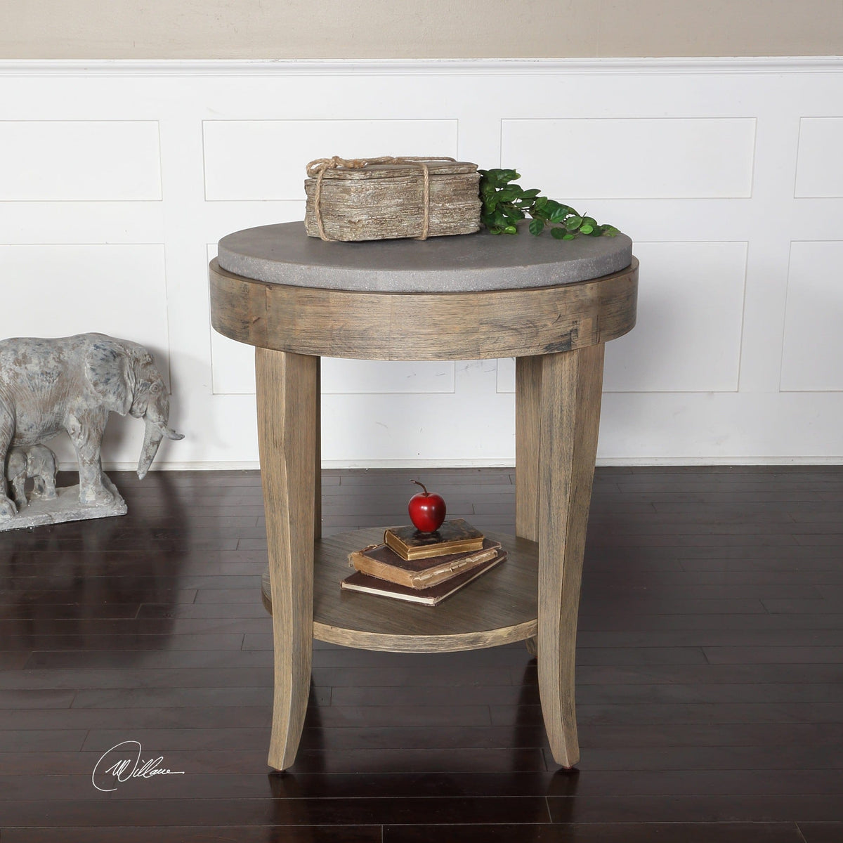 Uttermost Living Deka Round Side Table House of Isabella UK
