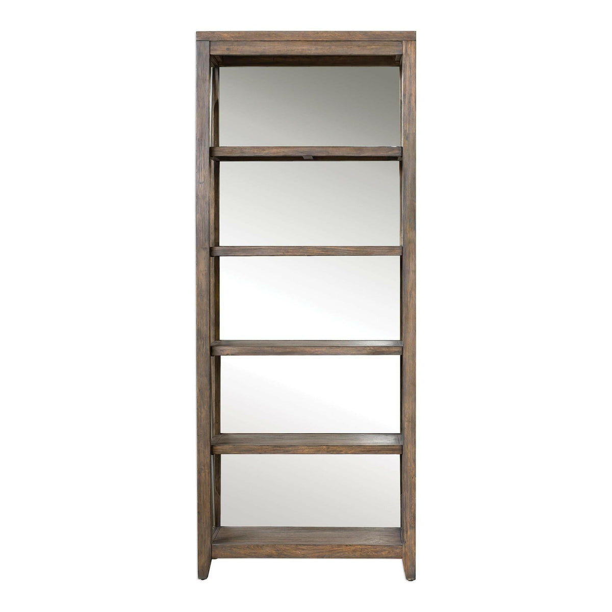 Delancey Weathered Oak Etagere.