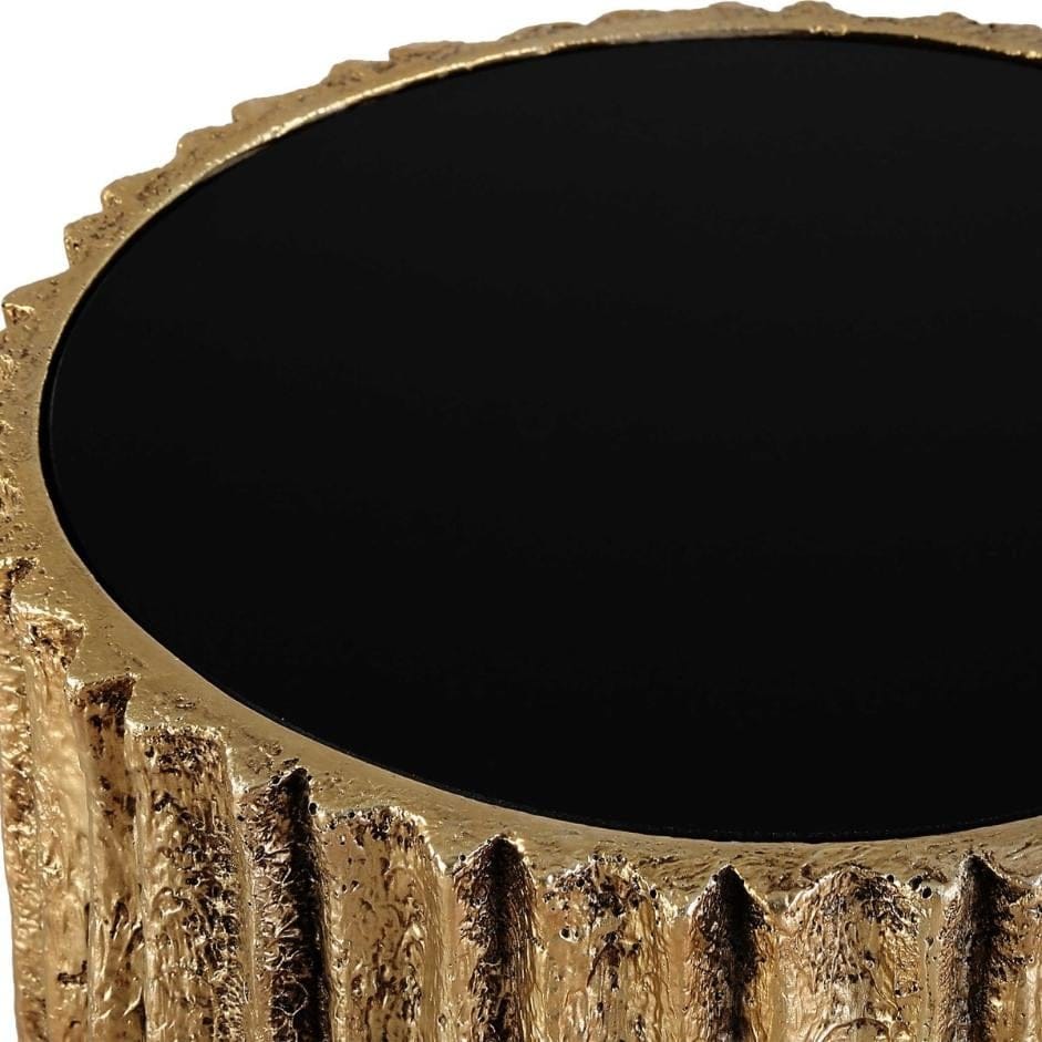 Uttermost Living Echo Brass Drink Table House of Isabella UK