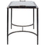 Uttermost Living Eisen Textured Glass Side Table House of Isabella UK