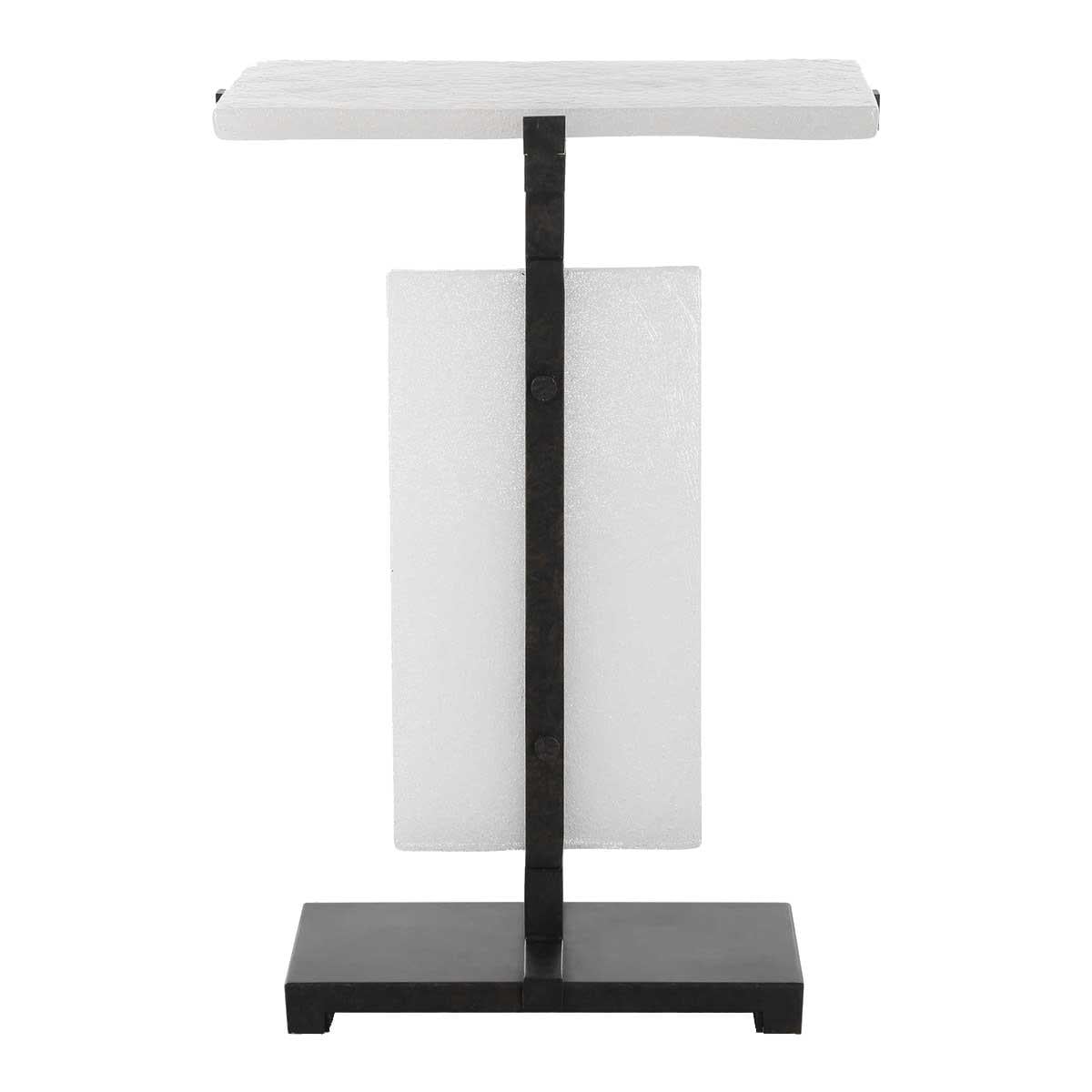 Uttermost Living Elements Bubble Glass Accent Table House of Isabella UK