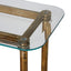 Uttermost Living Elenio Glass Console Table House of Isabella UK