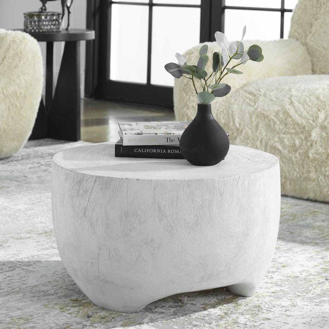 Uttermost Living Elevate White Coffee Table House of Isabella UK