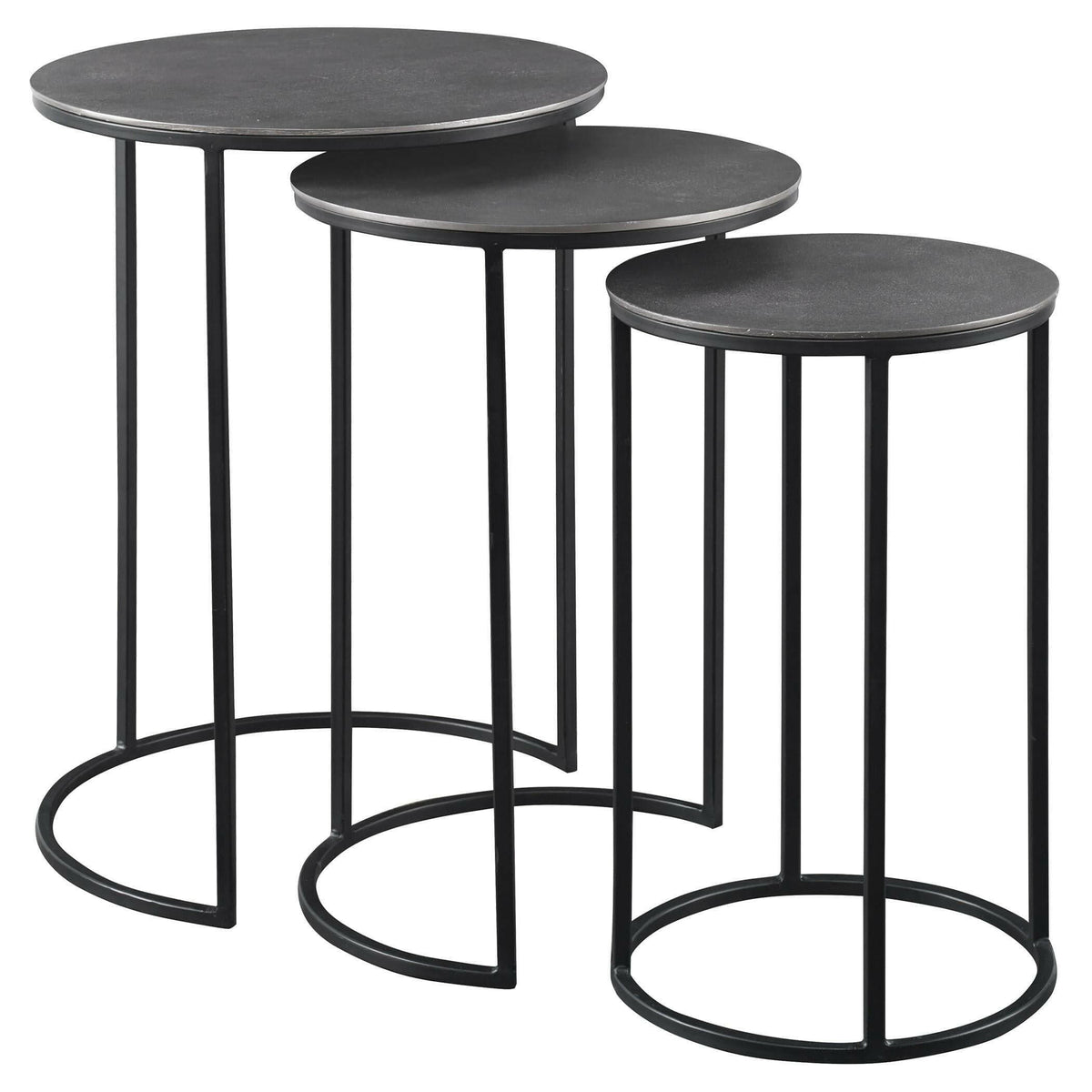 Erik Metal Nesting Tables, S/3.