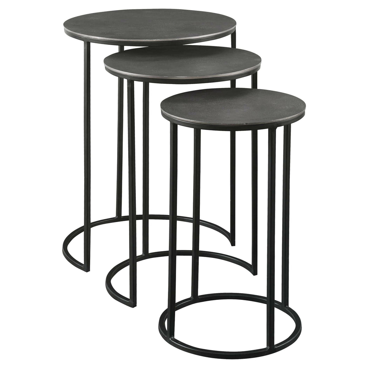 Erik Metal Nesting Tables, S/3.