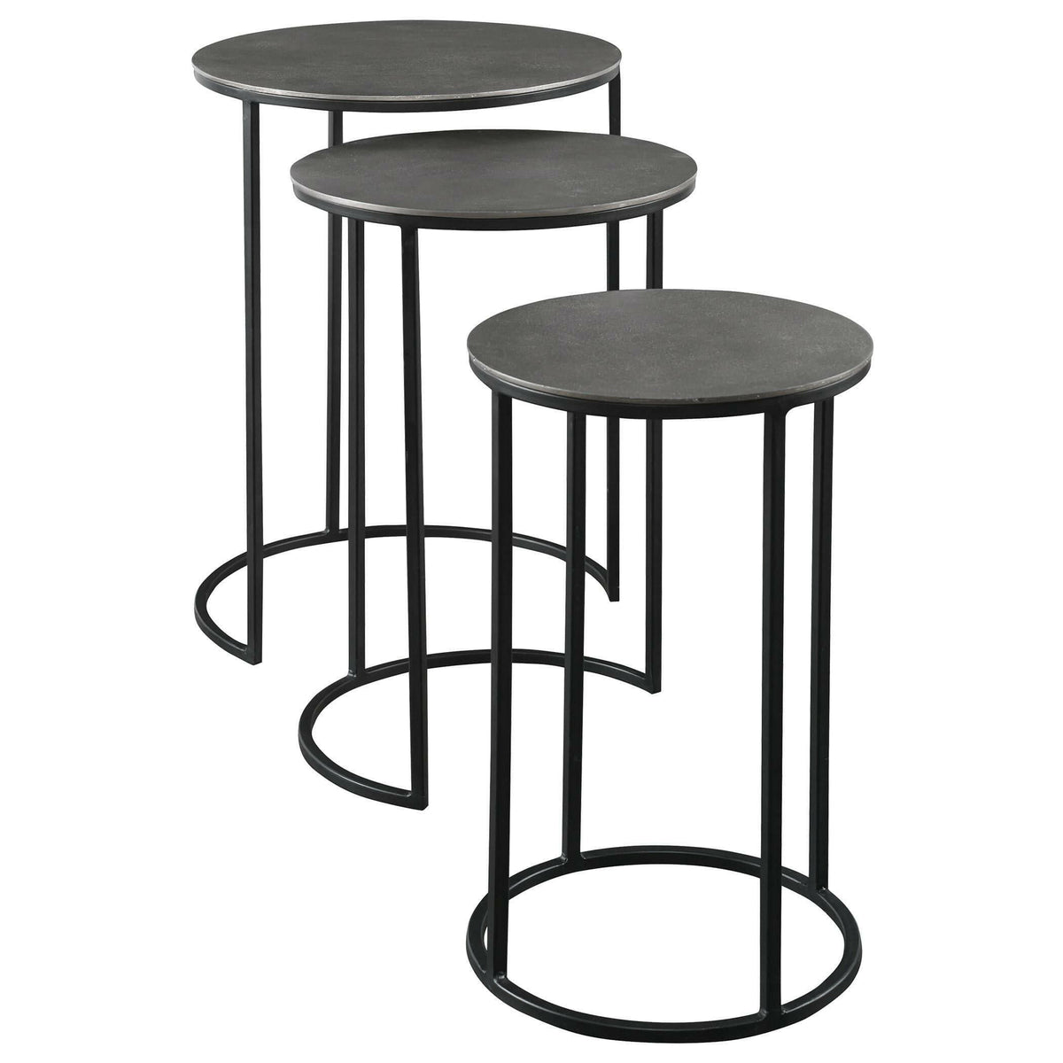 Erik Metal Nesting Tables, S/3.