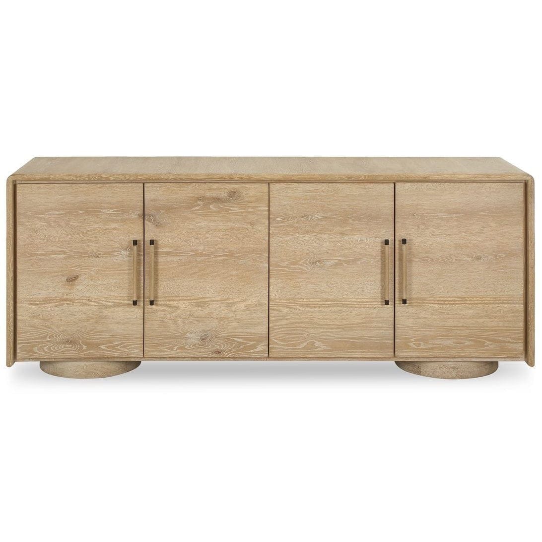 Uttermost Living Evanston 4 Door Cabinet in Natural Oak House of Isabella UK