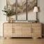 Uttermost Living Evanston 4 Door Cabinet in Natural Oak House of Isabella UK