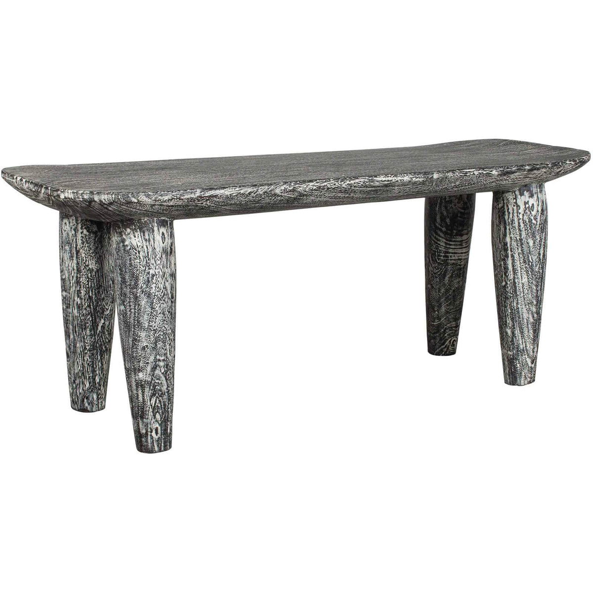 Uttermost Living Fade To Black Wood Bench House of Isabella UK
