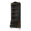 Uttermost Living Faux Bois Cabinet - Black/Gold House of Isabella UK