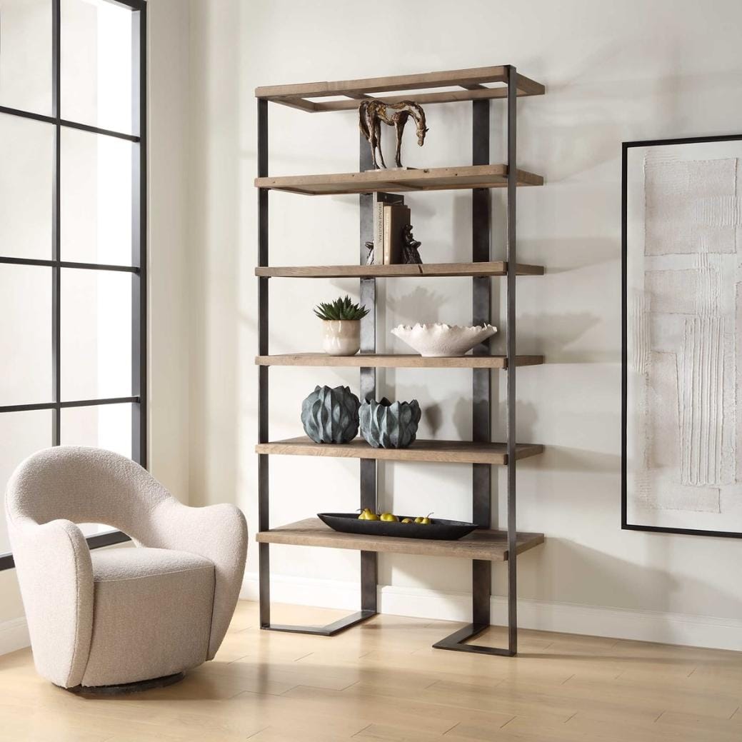 Uttermost Living Felix Reclaimed Oak Etagere House of Isabella UK