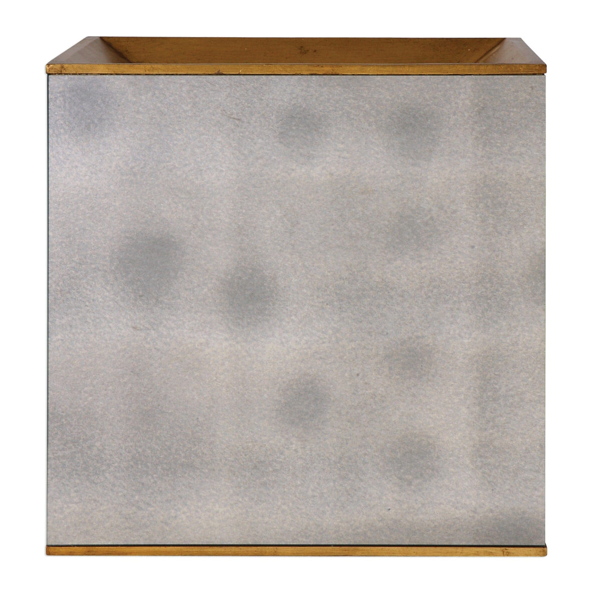 Uttermost Living Flair Gold Cube Table House of Isabella UK