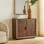 Uttermost Living Flores Burl Wood 2 Door Cabinet House of Isabella UK