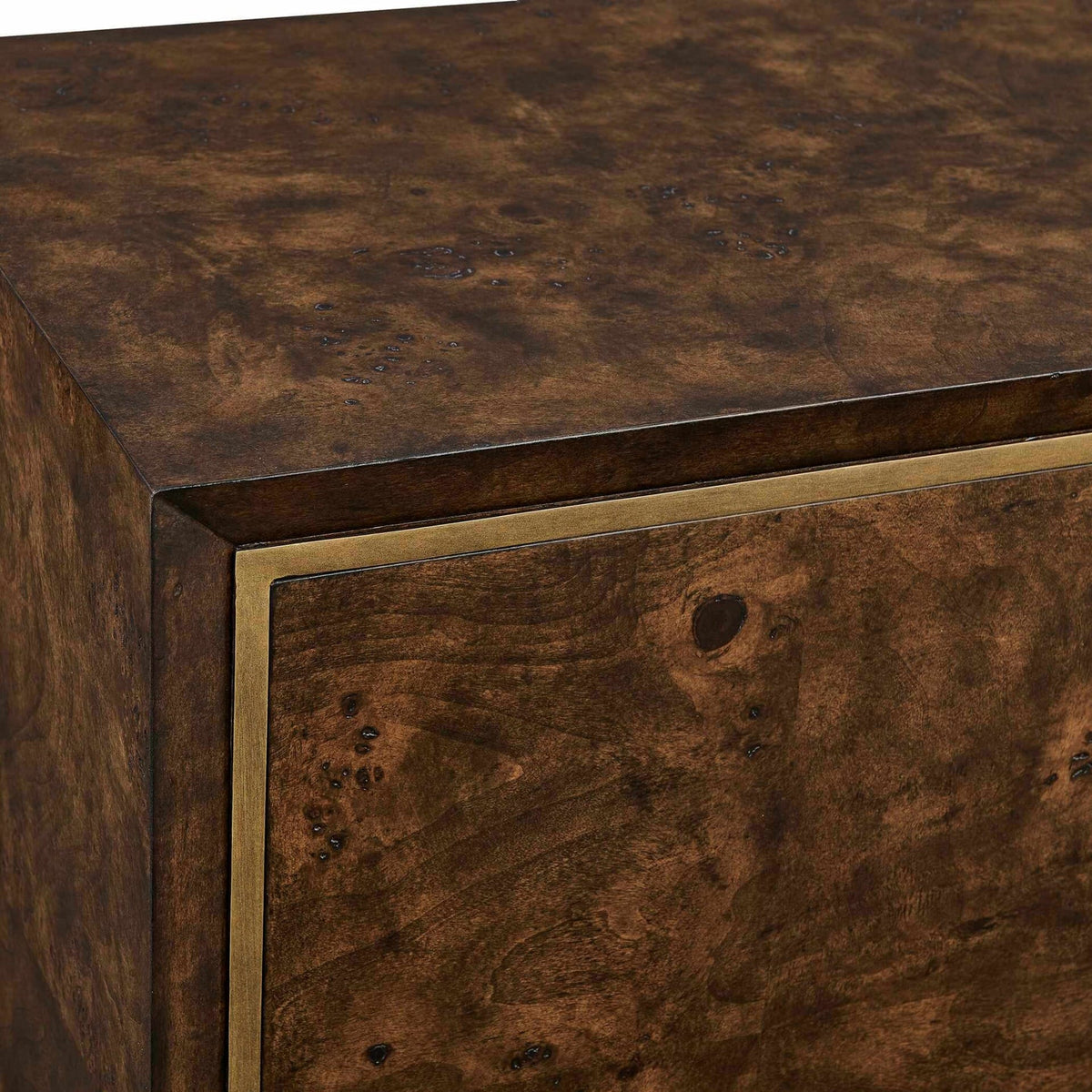 Uttermost Living Flores Burl Wood 2 Door Cabinet House of Isabella UK