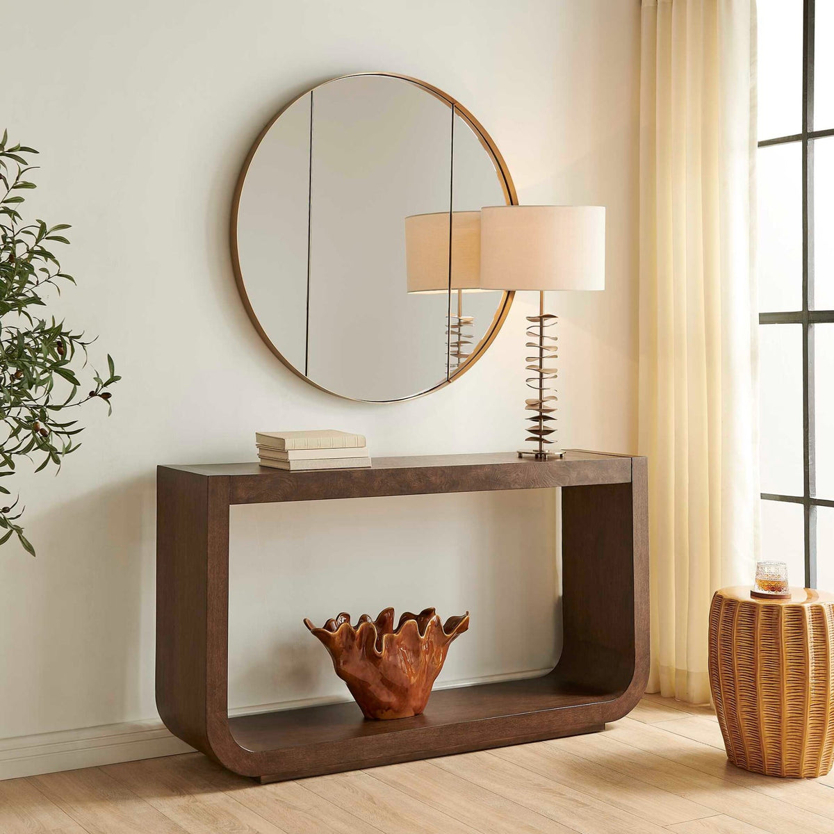 Uttermost Living Flores Modern Console Table House of Isabella UK
