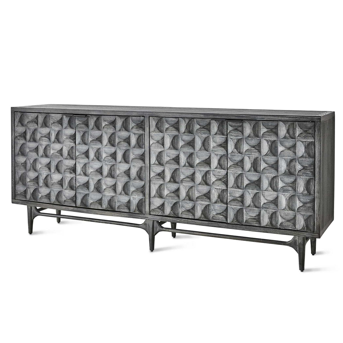 Uttermost Living Foursquare 4 Door Cabinet House of Isabella UK