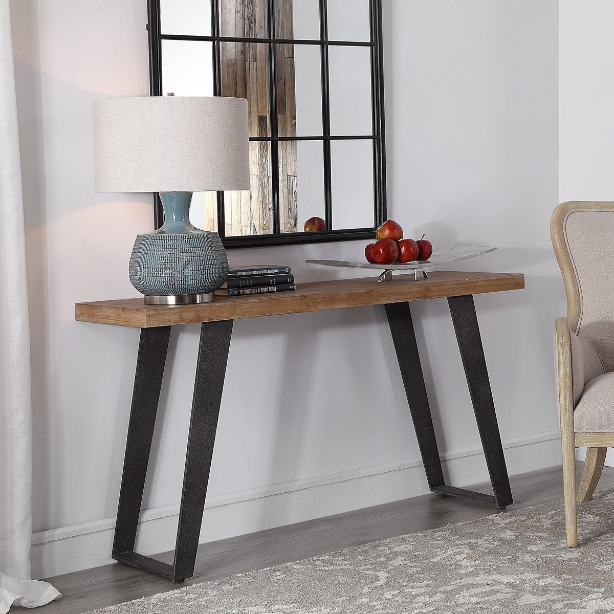 Uttermost Living Freddy Weathered Console Table House of Isabella UK