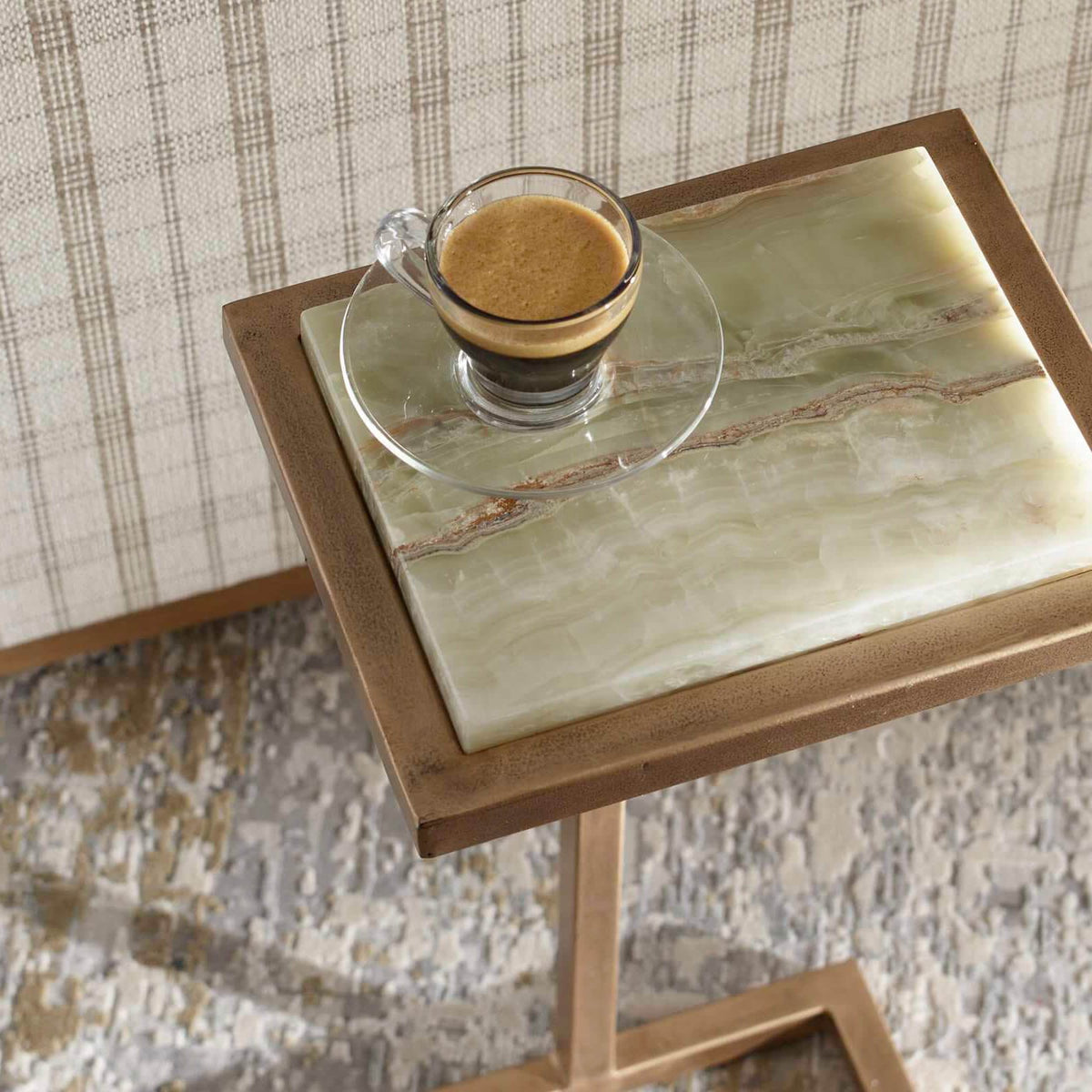 Uttermost Living Gamora Marble Drink Table House of Isabella UK