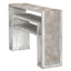 Uttermost Living Genara Bone White Carved Console Table House of Isabella UK