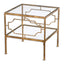 Uttermost Living Genell Gold Cube Table House of Isabella UK