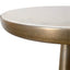 Uttermost Living Gianno Round Side Table in White Marble House of Isabella UK