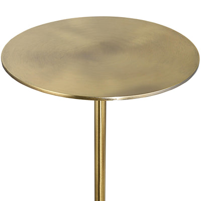 Uttermost Living Gimlet Brass Drink Table House of Isabella UK