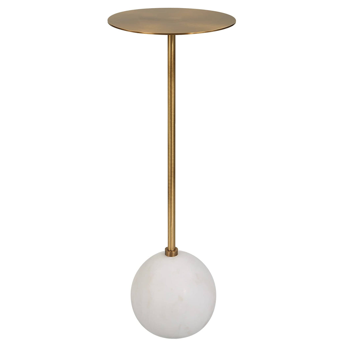 Uttermost Living Gimlet White Drink Table House of Isabella UK