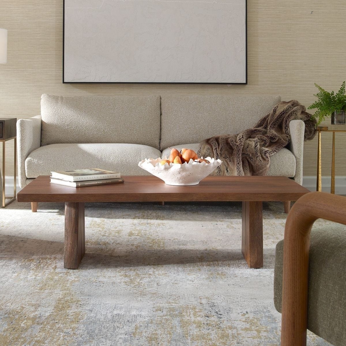 Uttermost Living Glenmore Wood Coffee Table House of Isabella UK