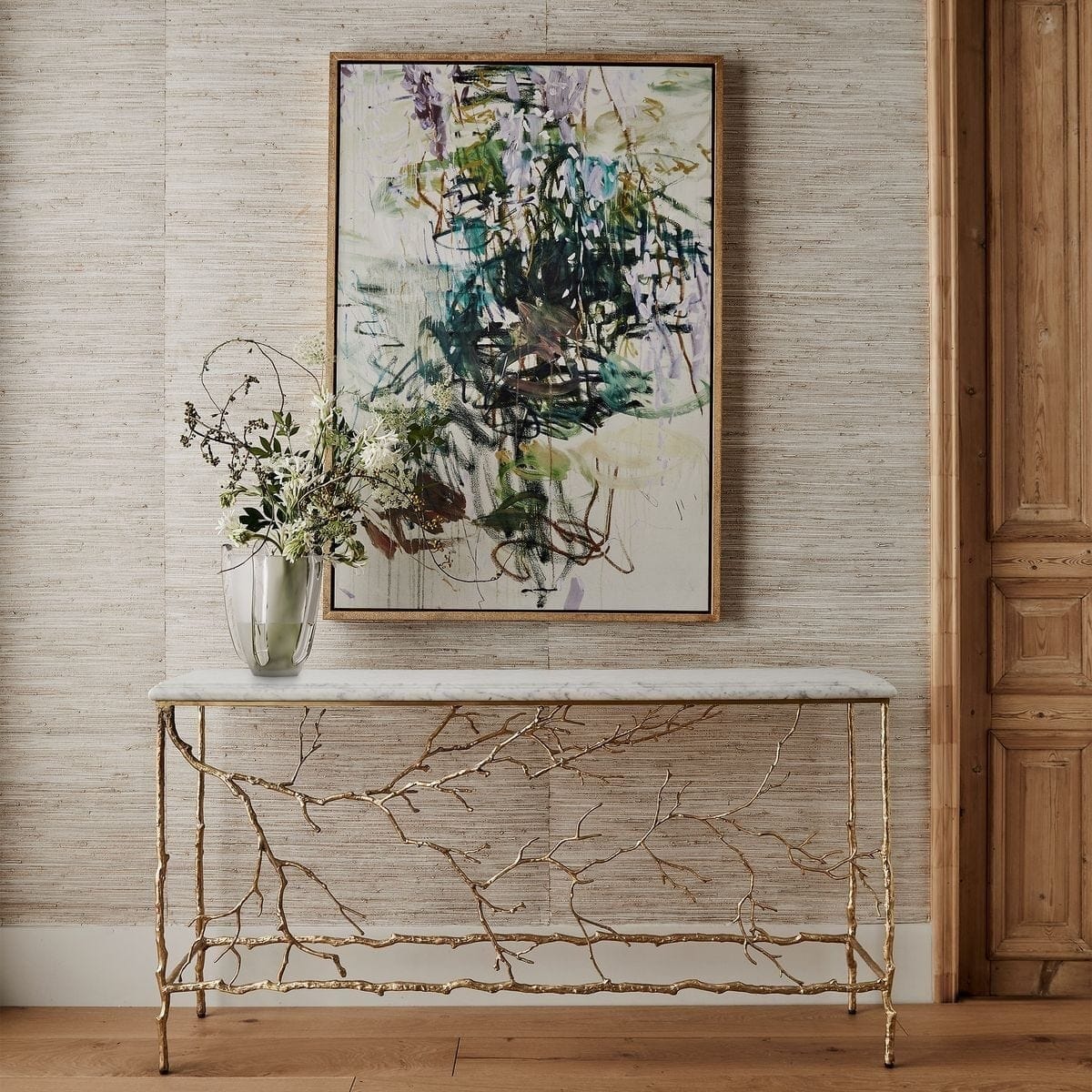 Uttermost Living Golden Chestnut Console Table House of Isabella UK