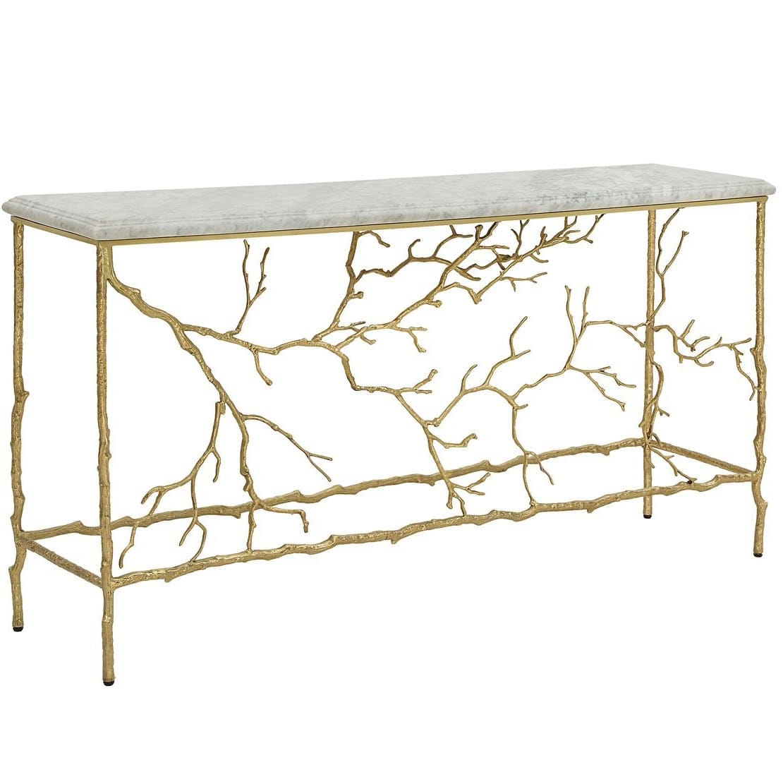 Uttermost Living Golden Chestnut Console Table House of Isabella UK
