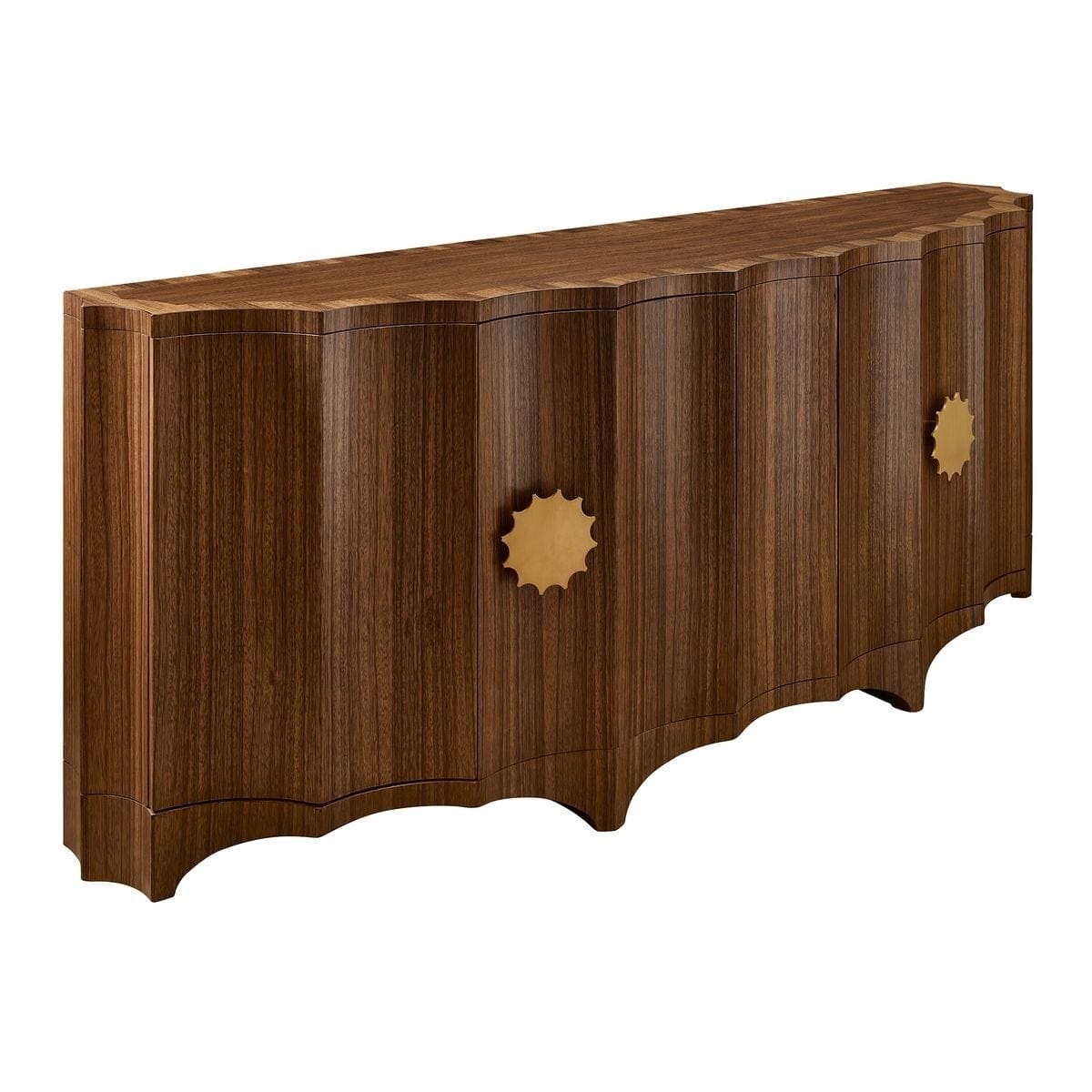 Uttermost Living Grand Flute 4 Door Cabinet House of Isabella UK