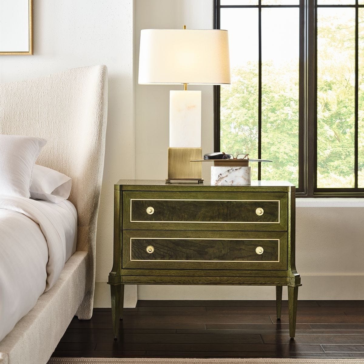 Uttermost Living Green With Envy 2 Drawer Chest House of Isabella UK