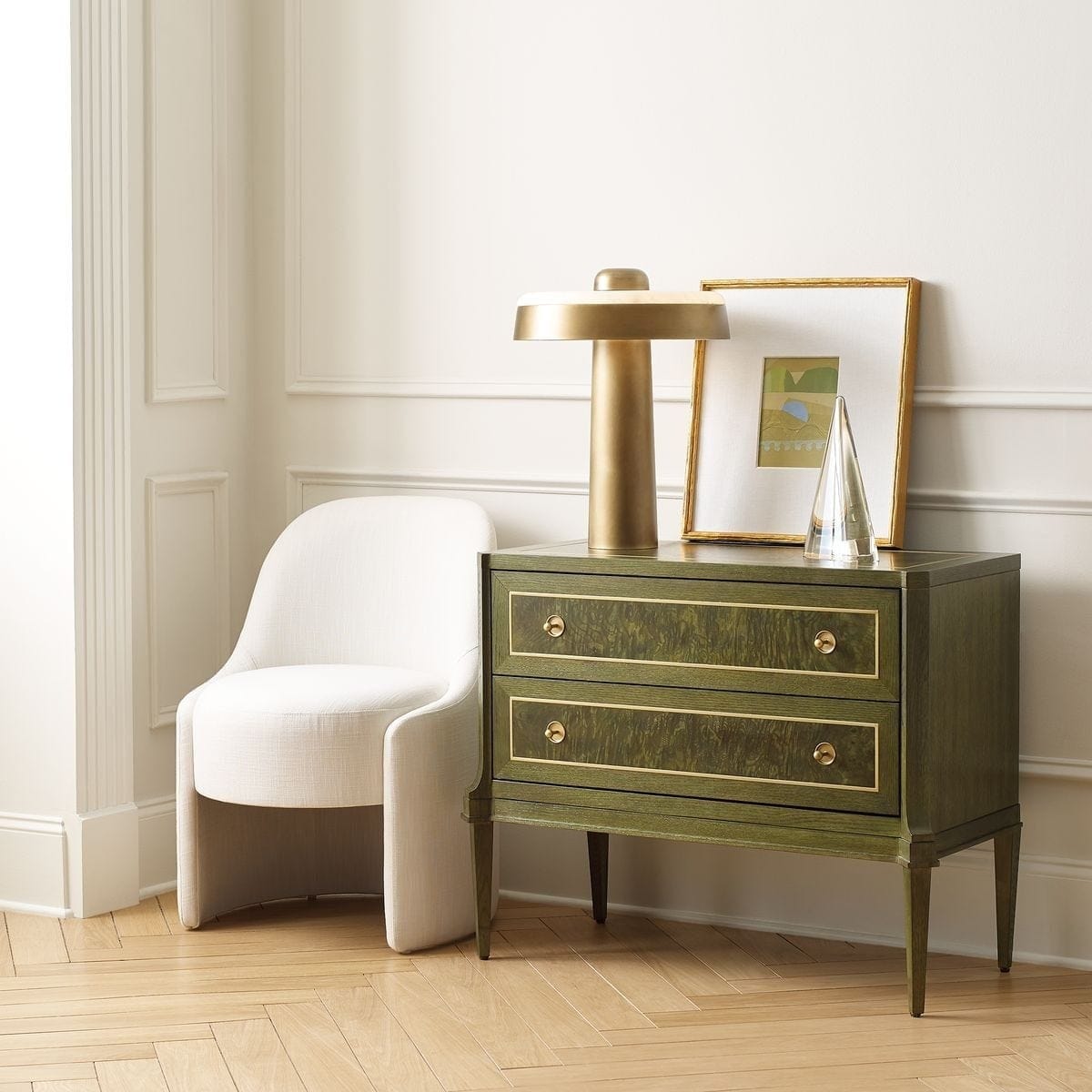Uttermost Living Green With Envy 2 Drawer Chest House of Isabella UK