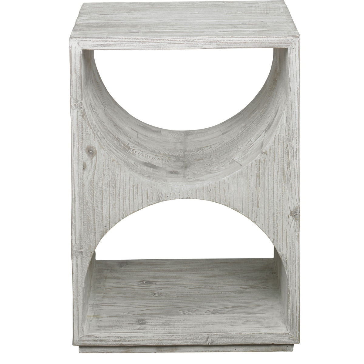 Uttermost Living Hans White Side Table House of Isabella UK