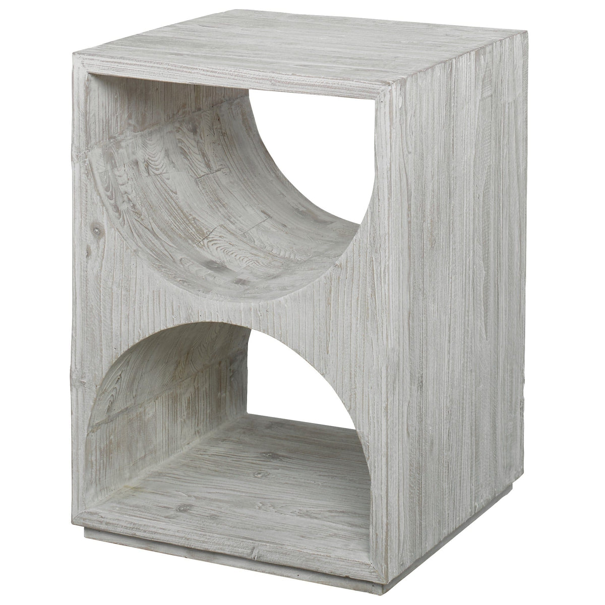 Uttermost Living Hans White Side Table House of Isabella UK