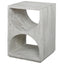 Uttermost Living Hans White Side Table House of Isabella UK