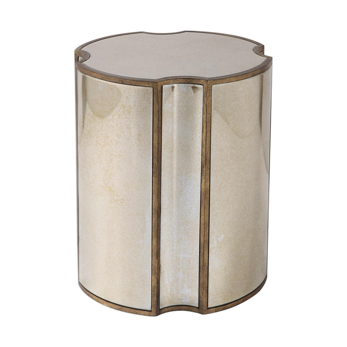 Harlow Mirrored Accent Table.