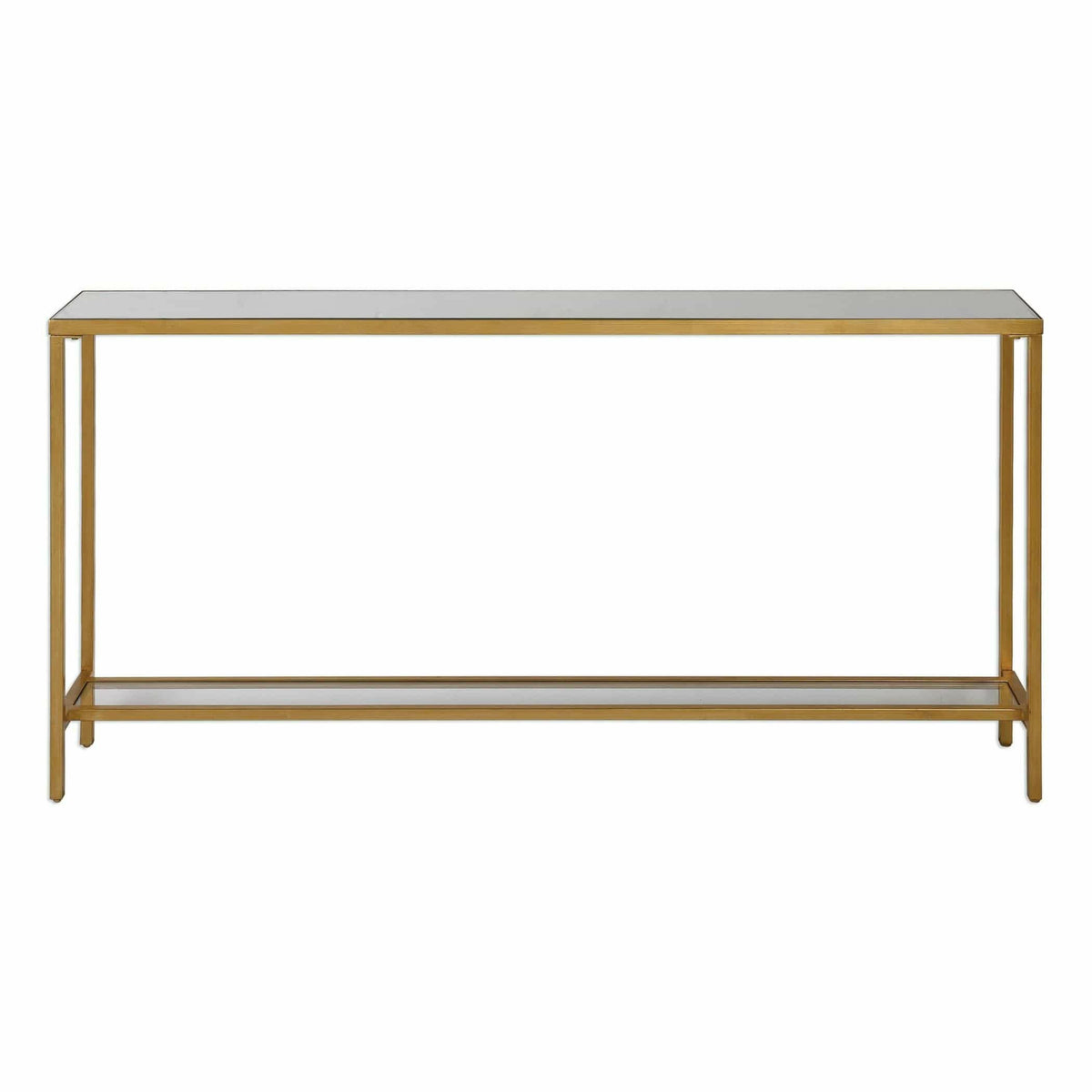Hayley Gold Console Table.