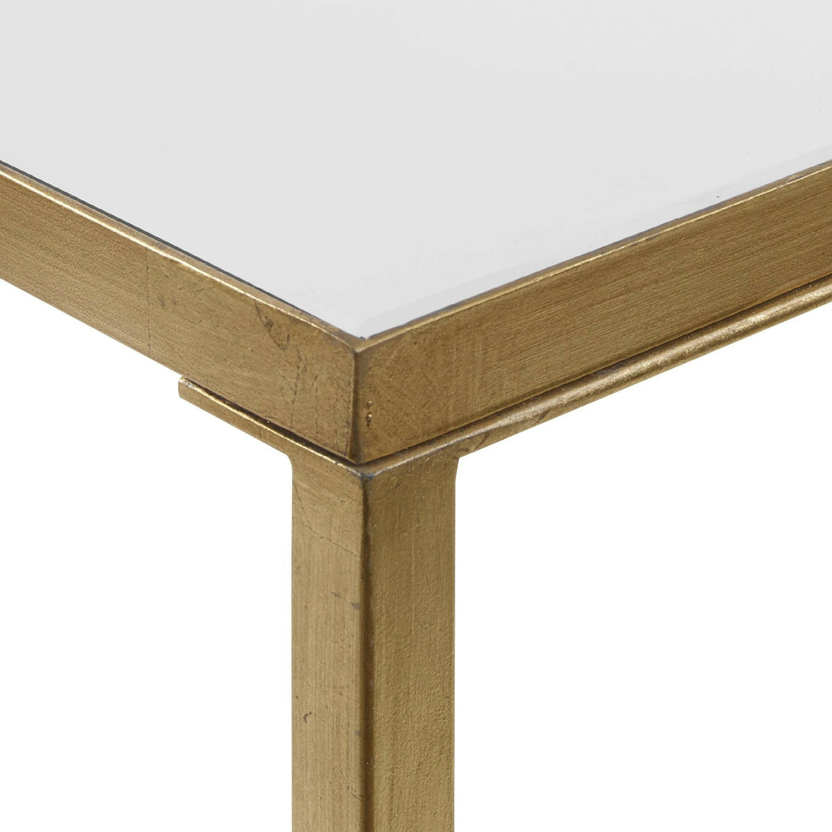 Hayley Gold Console Table.