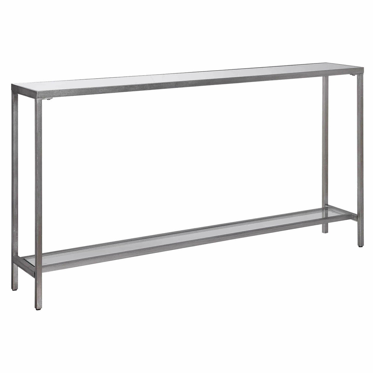 Hayley Silver Console Table.