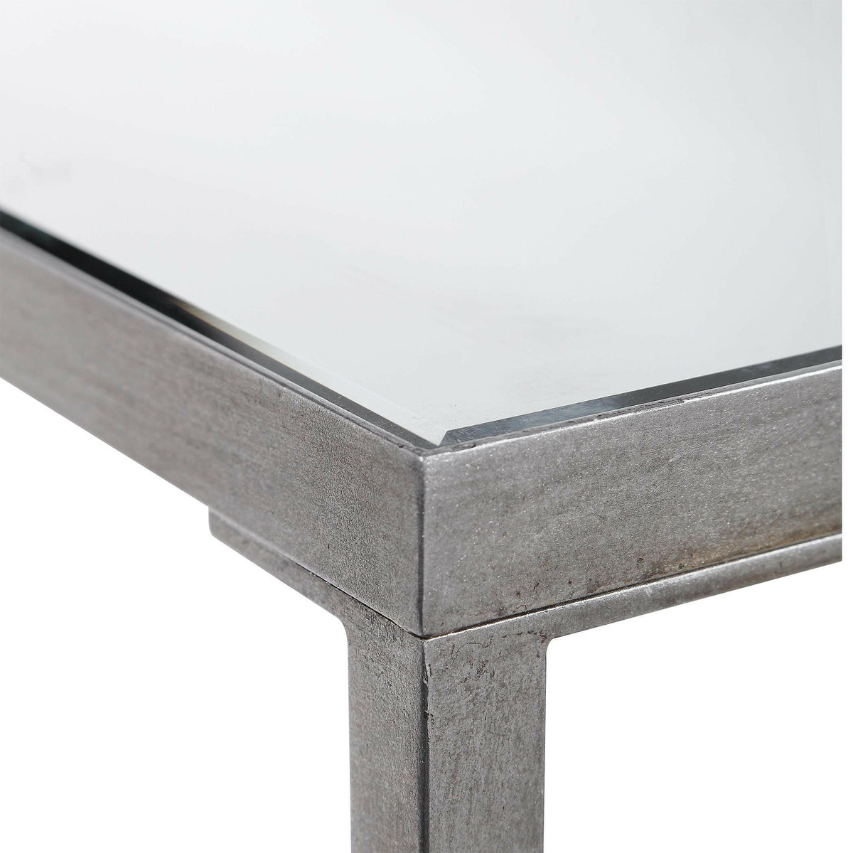 Hayley Silver Console Table.