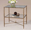Uttermost Living Henzler Mirrored Glass Lamp Table House of Isabella UK