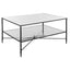 Uttermost Living Henzler Mirrored Steel Coffee Table House of Isabella UK