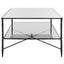 Uttermost Living Henzler Mirrored Steel Coffee Table House of Isabella UK