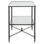Uttermost Living Henzler Mirrored Steel Lamp Table House of Isabella UK